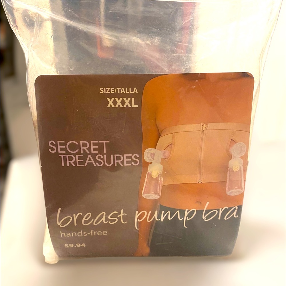 Breast pump bra